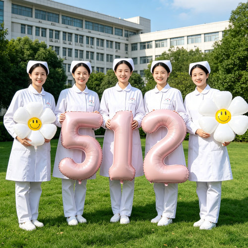 512护士节装饰医院拍照道具布置