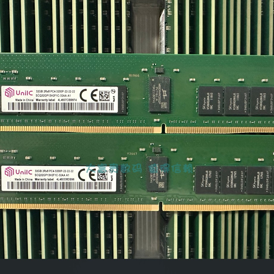 紫光 32G 2RX8 PC4-3200P 服务器内存32GB SCQ32GP13H2F1C-32AA