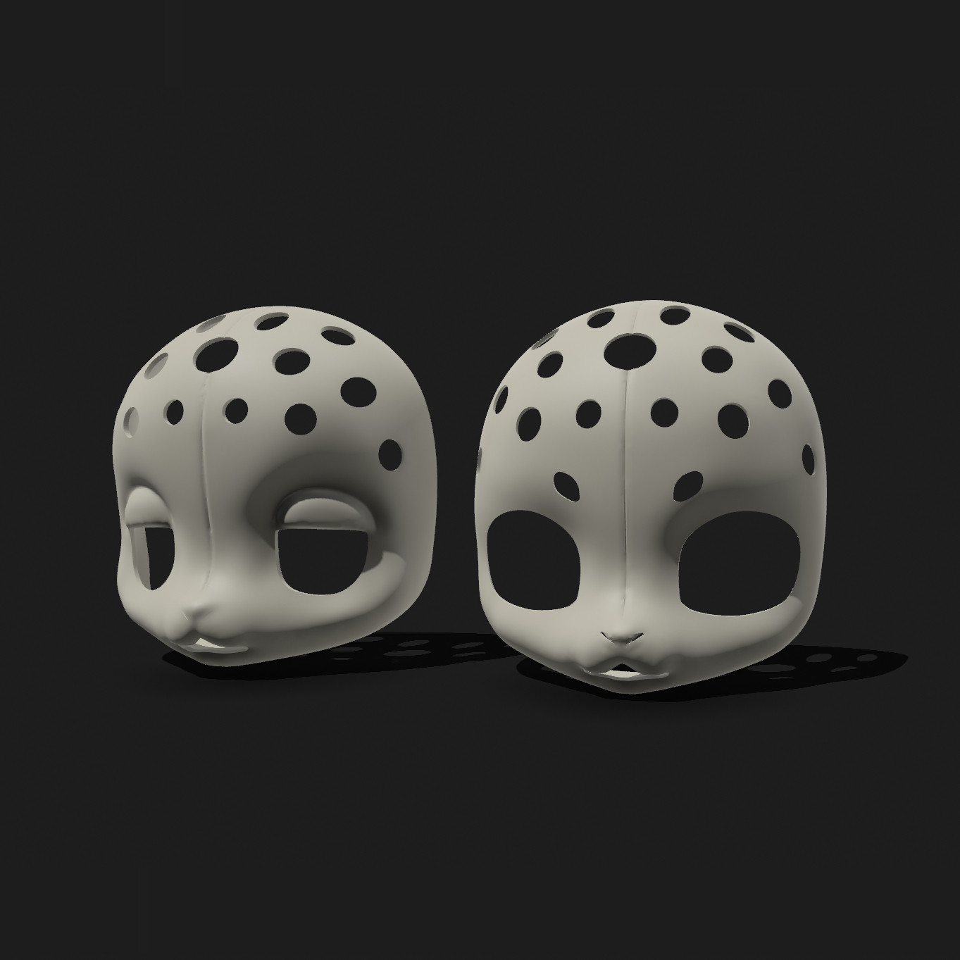 张叔手作25年爆款兔兔兽装头骨