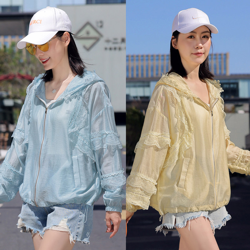 时尚连帽防晒服女轻薄款2026夏季