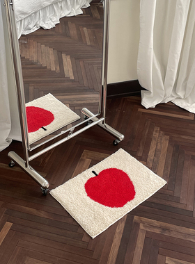 NICEONE原创设计北欧簇绒地毯ins风浴室地垫北欧风门店简约床边毯