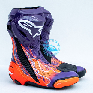 A星SUPERTECH R打孔摩托车马丁马奎斯骑行靴防摔赛道骑行鞋赛车鞋