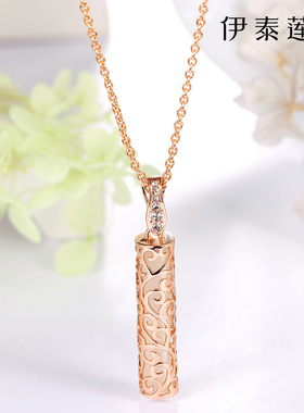 伊泰莲娜吊坠复古锁骨链