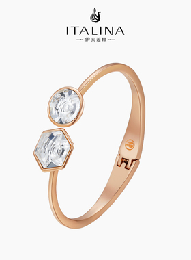 开口手镯伊泰莲娜仿水晶女