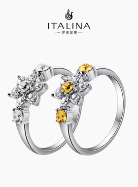 花朵戒指伊泰莲娜日韩风女