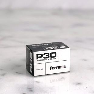 P30 意大利原装 卷 弗兰尼Ferrania ISO80 36张 135黑白胶卷