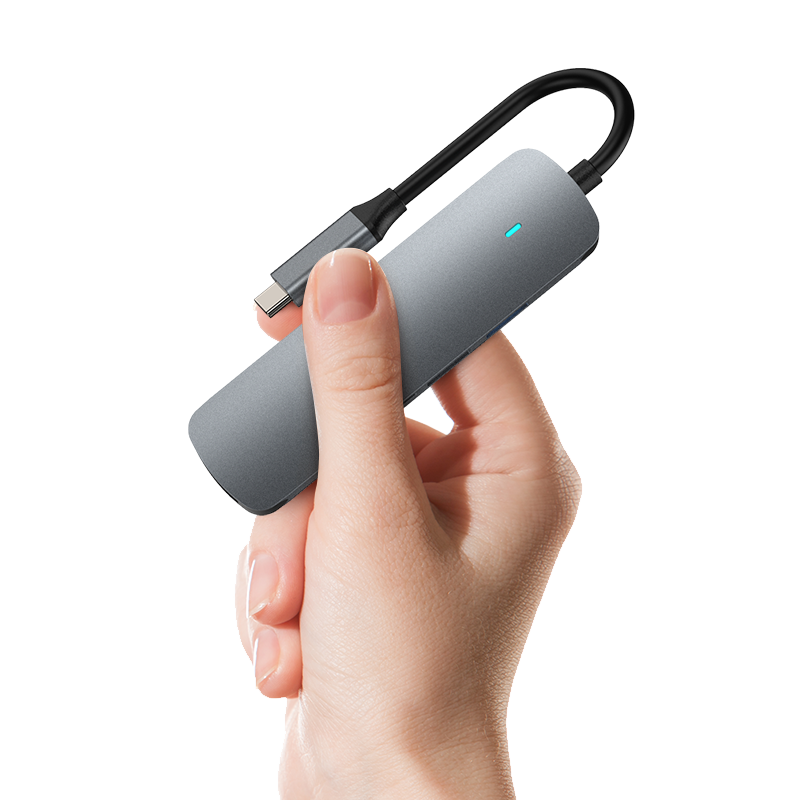 macbook苹果笔记本转接头typec转usb+pd+网线口+vga投影仪+hdmi+SD读卡兼容雷电3手机投屏连电脑转换器拓展坞