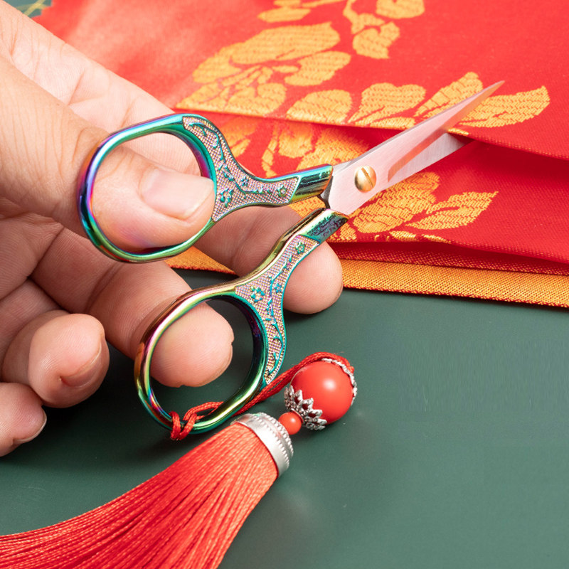 精致复古小剪刀手工绣花剪十字绣剪线头剪家用便携小号剪刀,居家布艺,剪刀,淘宝优惠券,粉丝福利购,淘宝优惠卷