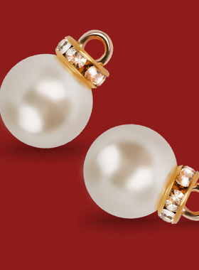 珍珠纽扣衬衫衬衣白色女衣服开衫高档圆形扣子配件大衣装饰小钮扣