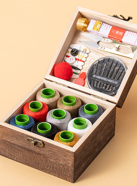 高质量加粗缝衣服的线家用实用针线盒套装缝被子牛仔裤专用针线包