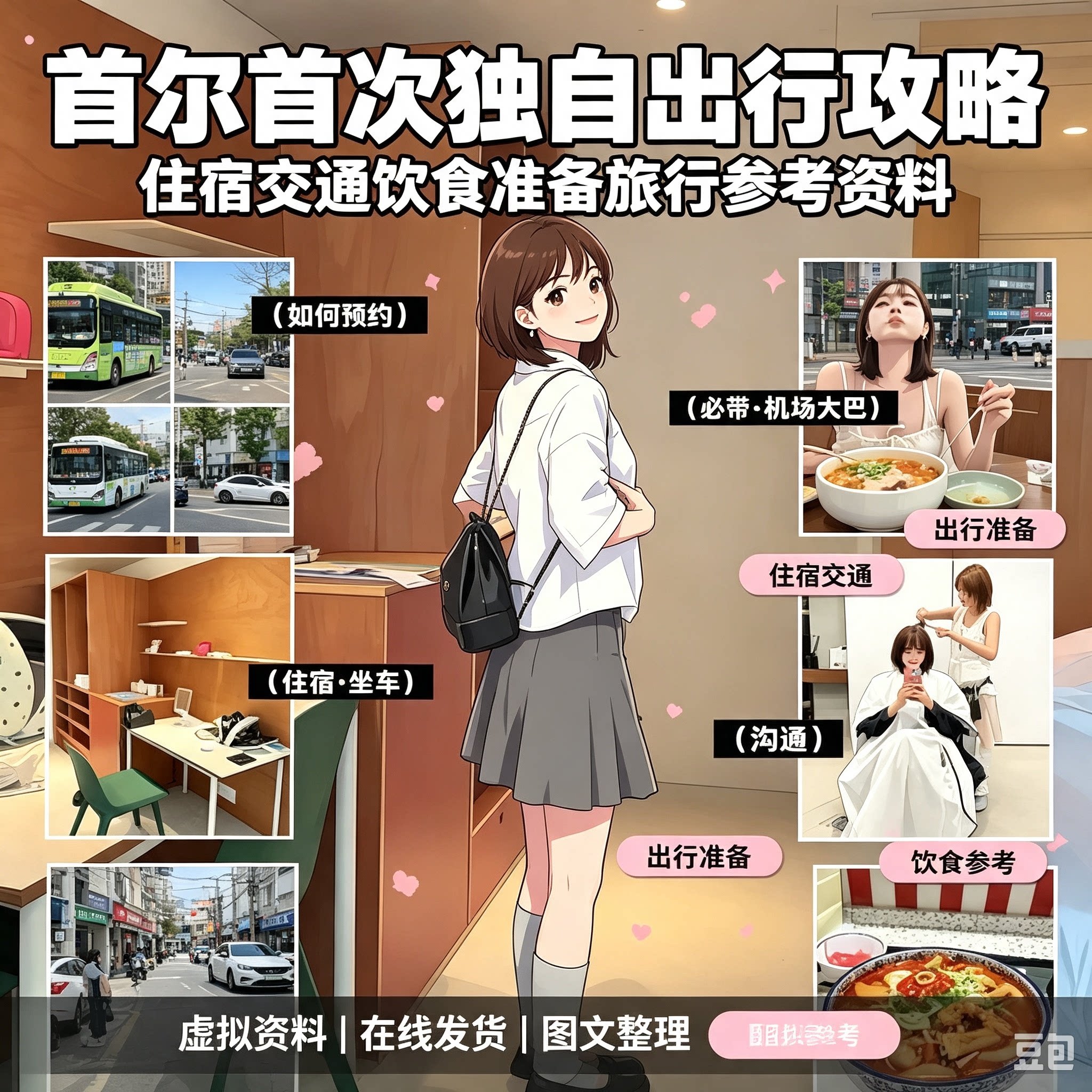 首尔一人首次旅行攻略住宿交通饮食规划出行全套旅行参考资料合集