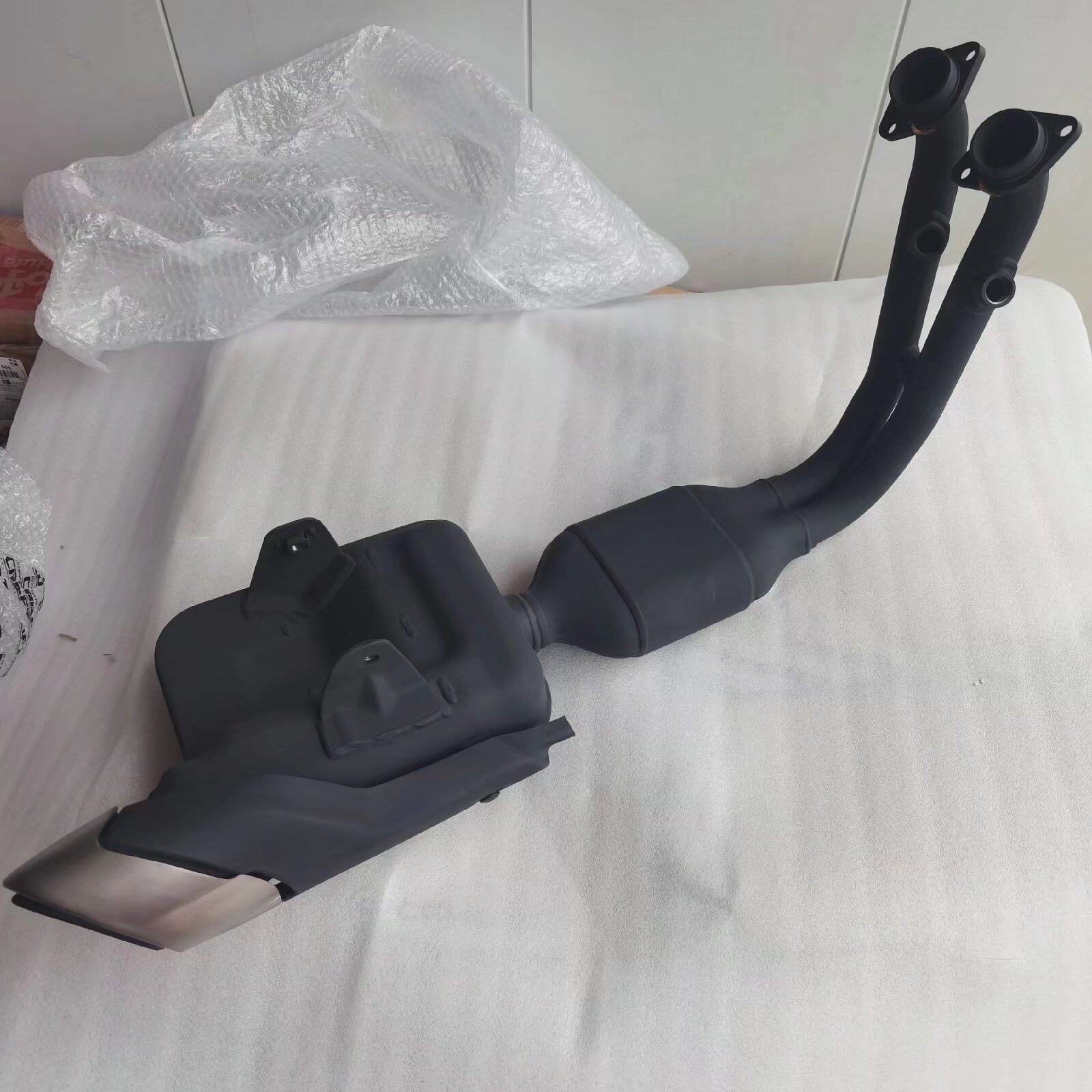 春风450SR-S排气管CF400-9排气管消声器