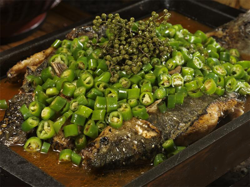 纸包鱼椒麻烤鱼酱青椒牛蛙酱藤椒味青花椒万州烤鱼酱料烤鱼饭清真