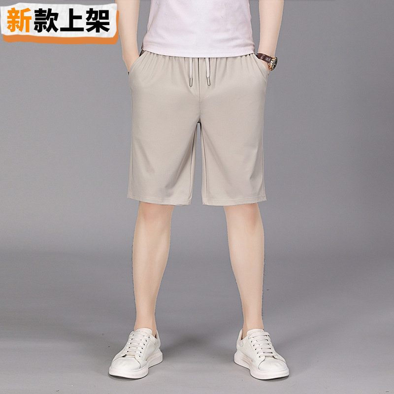 利郎夏季短裤男士牛奶丝运动休闲