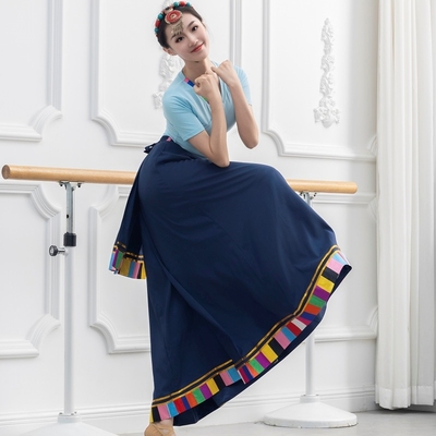 舞蹈阁民大藏舞课堂练习裙A字版