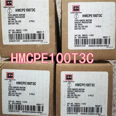 进口卡特拉汉莫Cutler-Hammer断路器HMCP E HMCPE100T3C质保一年