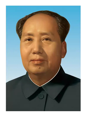 毛泽东主席画像贴纸客厅中堂壁画像墙画头像伟人照片海报自粘