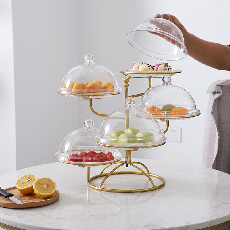 北欧现代简约多层果盘干果盘收纳盘零食水果盘创意网红点心盘包邮