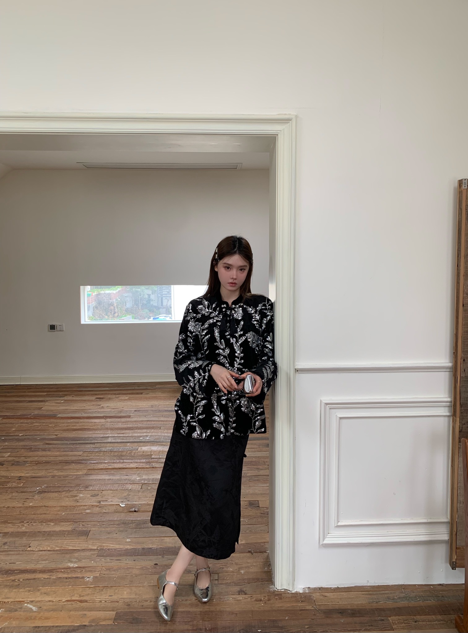 新中式黑色马面裙时尚潮流百搭