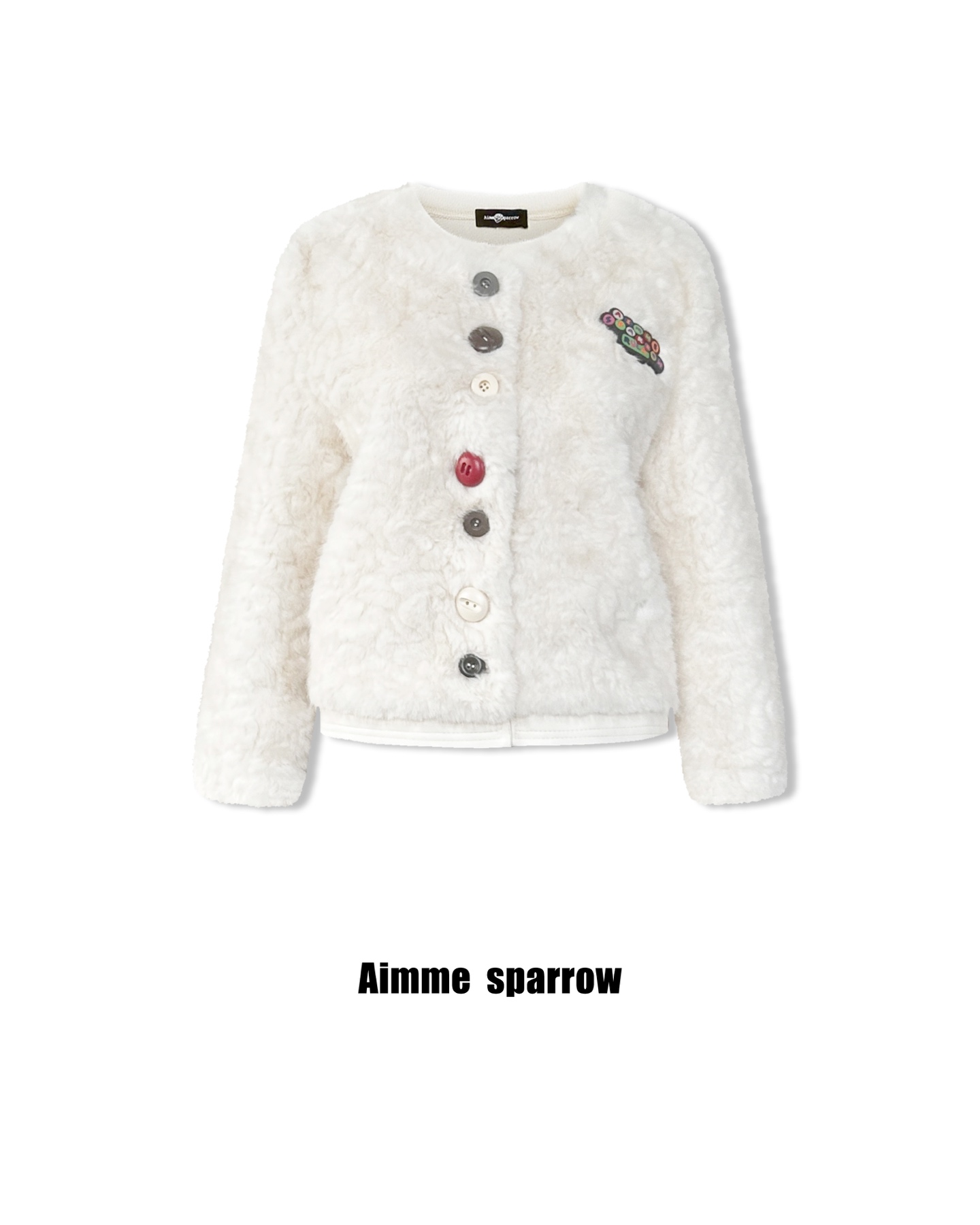 春夏魔术贴羊羔毛外套