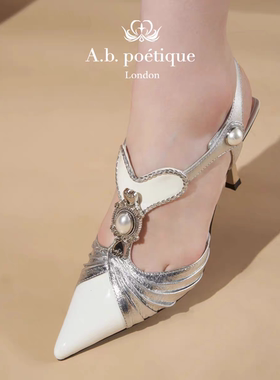 A.b.Poétique时装鞋【英国高定限量款】一生挚爱婚鞋高端宴会鞋
