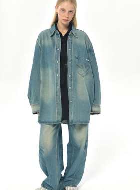 新品发售 | XANDRA 24秋冬水洗刺绣牛仔外套哈伦裤时尚潮流休闲