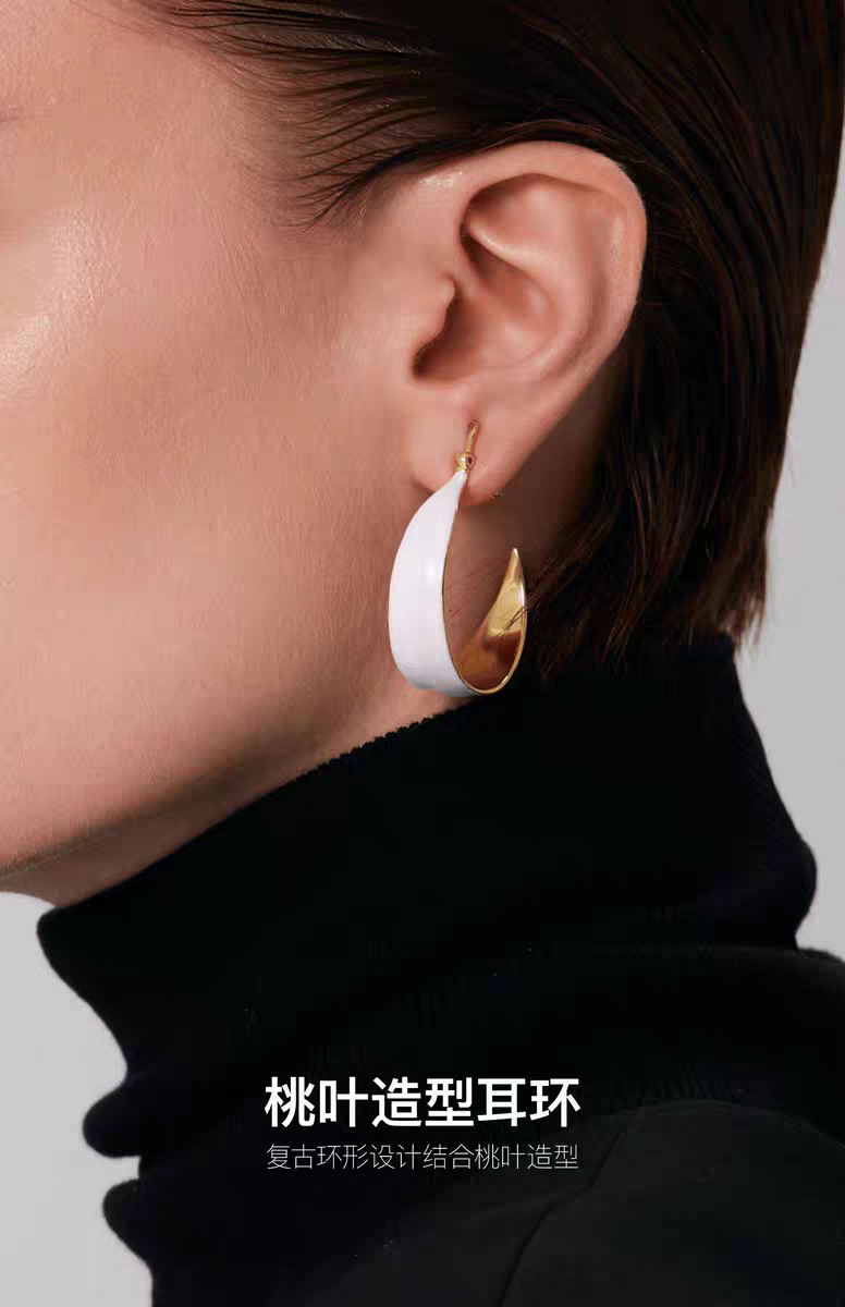 daartemis达弥桃无垠耳环女轻奢大气质精致高级感设计小众耳钉饰