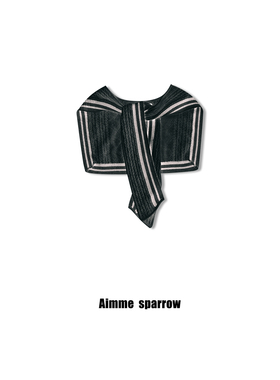Aimme sparrow25秋冬匠人100%羊绒披肩灰色藏蓝浅棕时尚潮流百搭