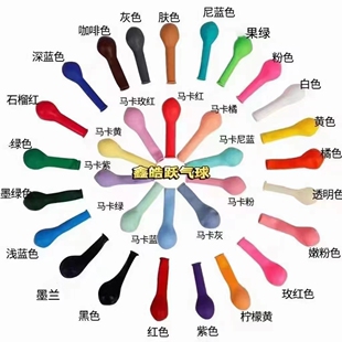 【欣永商贸】加厚5寸圆球200个装婚庆生日装饰天爆地爆5寸小气球