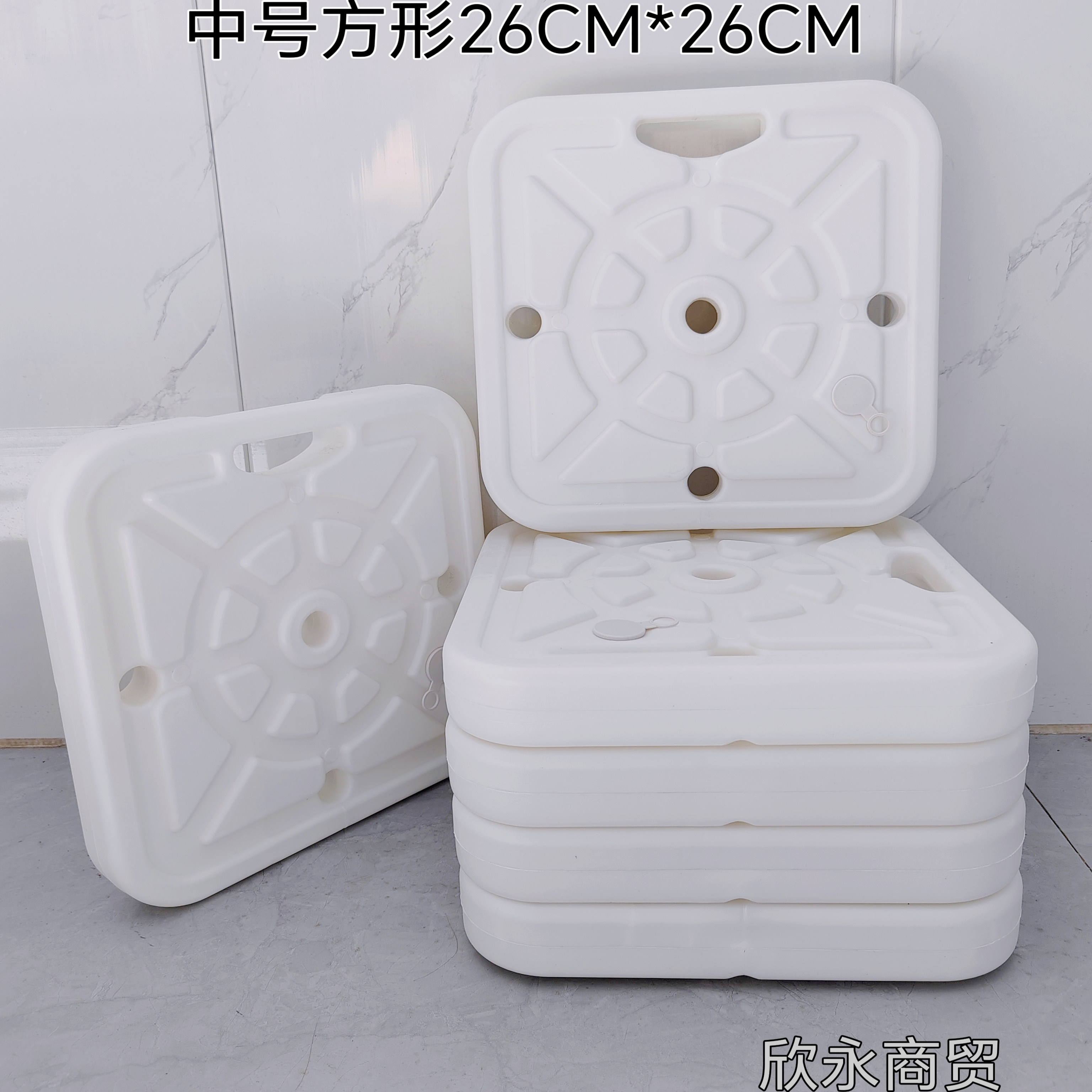 拱门专用底座 气球拱门水座 白色造型专用工具大容量注水底座图片
