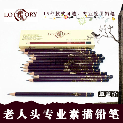 【艺考推荐】老人头素描铅笔
