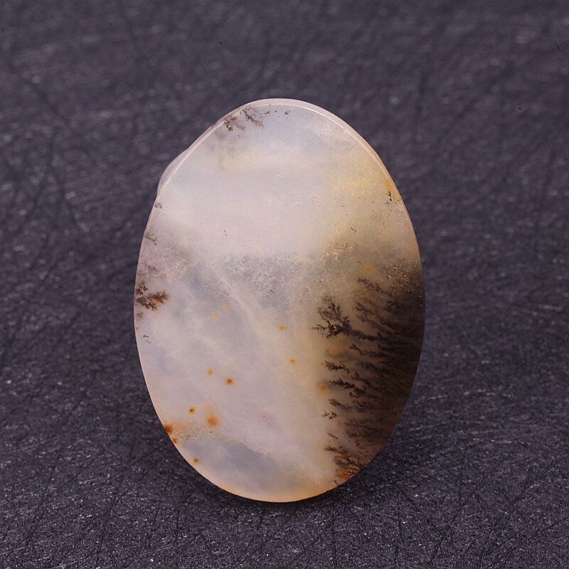 云南龙陵石缘 天然玉石黄龙玉水草花挂件 圆形 牌子 吊坠  送礼