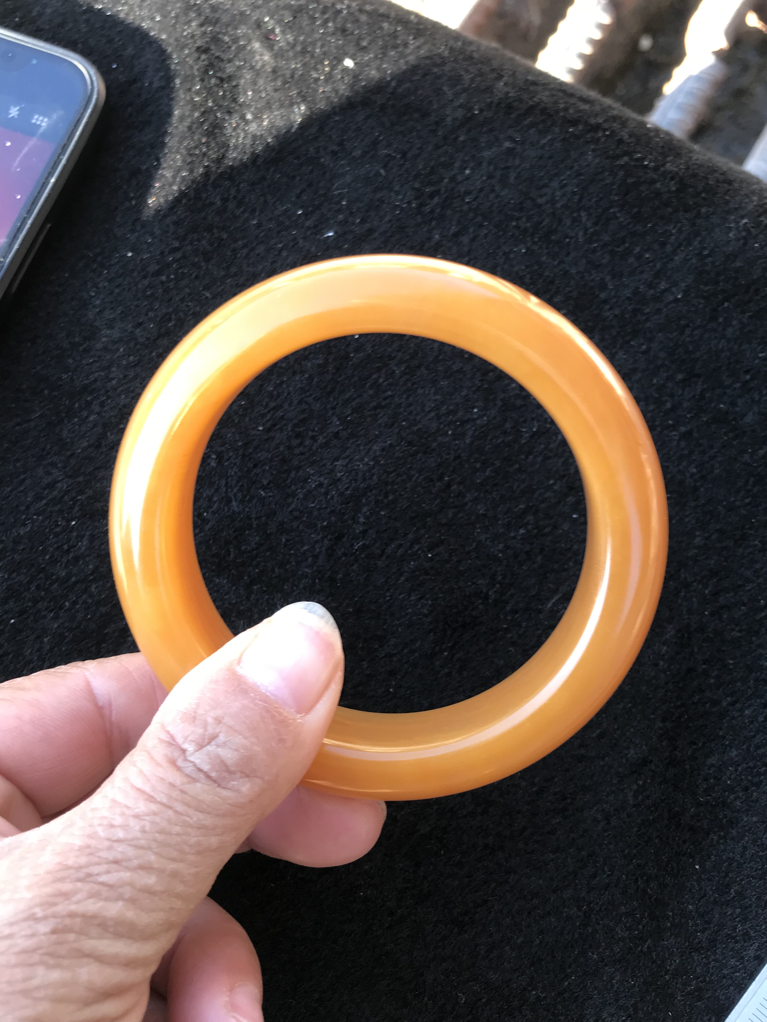 云南龙陵天然黄龙玉鸡油黄老料61*17*11mm材质油润细腻