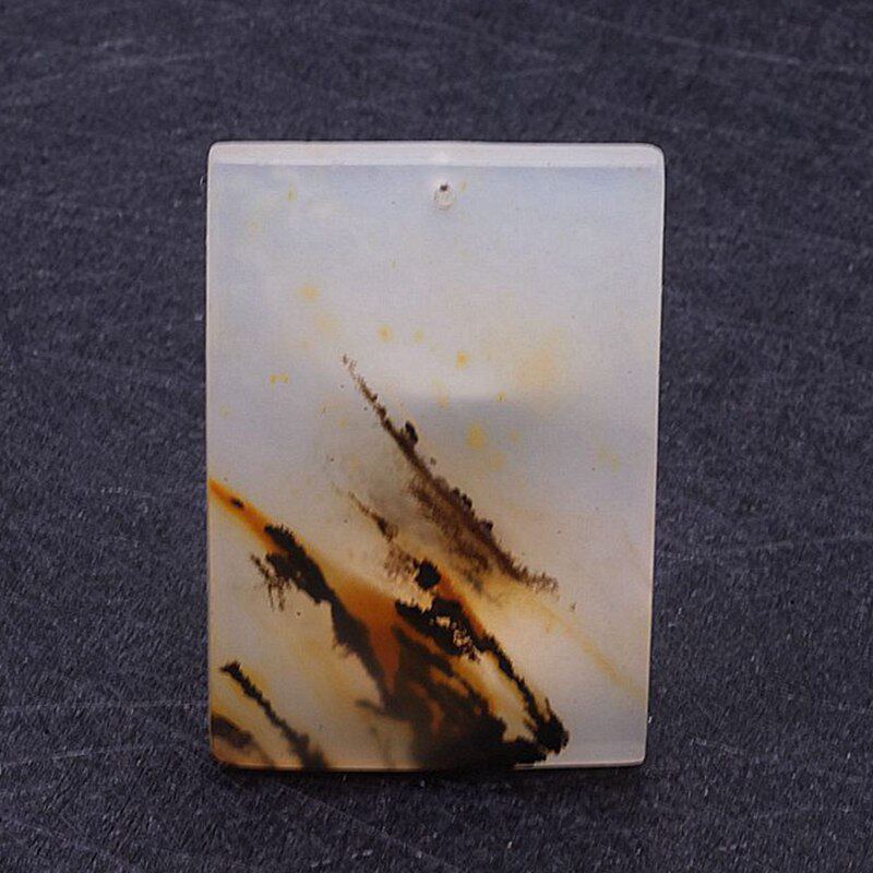 云南龙陵石缘 天然玉石黄龙玉水草花挂件 牌子 吊坠 正品A货图案