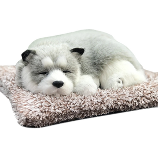 汽车内饰摆件活性炭仿真狗车载除异味竹炭包中控台高档装饰品女生