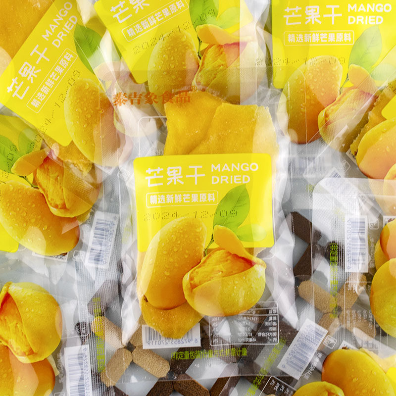 热销泰吉象食品家芒果干果脯蜜饯包装散装水果干休闲食品网红小吃