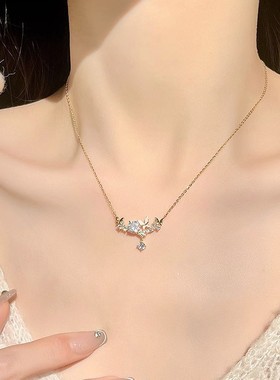 【星蝶项链】纯银田园风锁骨链