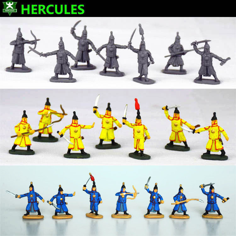 【大力神兵人专卖店】hercules兵人1:72模型k33中国古代清朝兵人