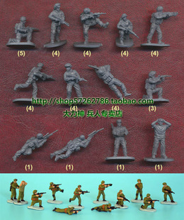 凯撒Caesar 1:72迷你二战兵人模型 H057 现代以色列国防军士兵