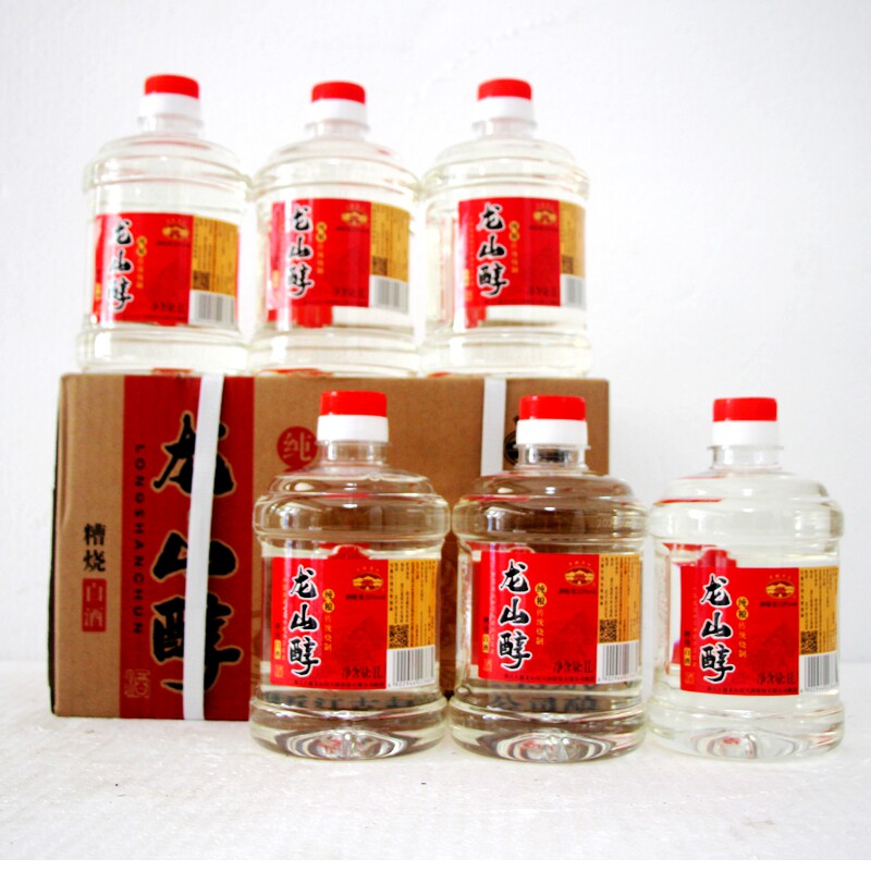 【1L*6桶】古越龙山龙山醇53度糟烧白酒纯粮传统烧制实惠装口粮酒