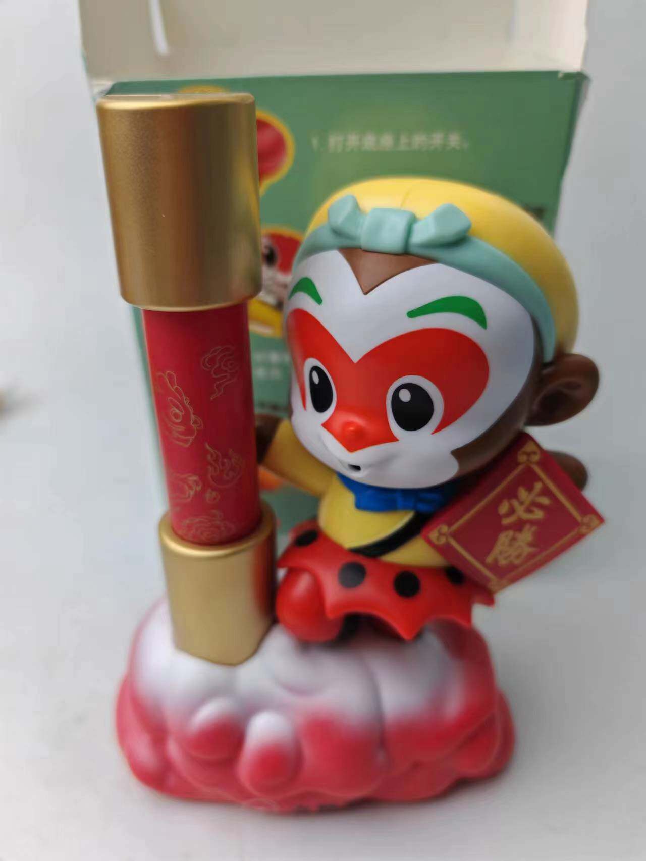 正品2024必胜客新年葫芦娃玩具孙悟空哪吒三太子青蛙桃花灯摆件