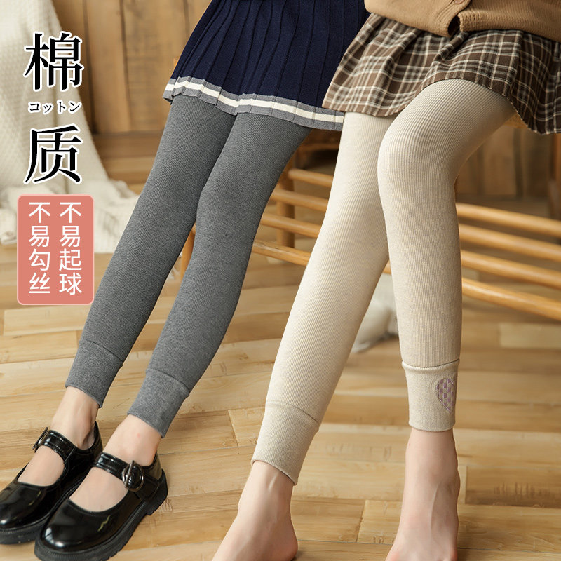 儿童打底裤冬款加绒加厚女童裤袜