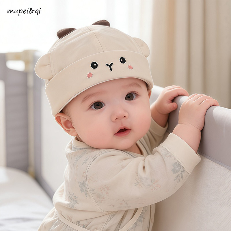 婴儿帽子春秋款地主帽婴幼儿可爱