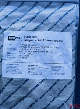 议价直拍不发:DATAPAQ原装热电偶,PA0056C,全新,