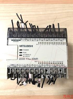 议价直拍不发:拆机二手三菱PLC控制器FXos-30MR-001包好