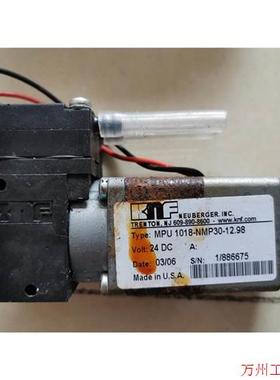 议价直拍不发:询价KNF隔膜泵,24伏,MPU1018-NMP30-12.98议价
