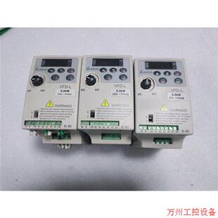 议价直拍不发:台达400W变频器 VFD004L21A成色如图所示,功能包