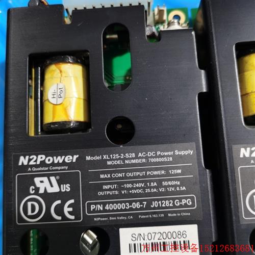 议价直拍不发:N2POWER XL125-2-S28 AC-DC 电源 400003-06-7 125