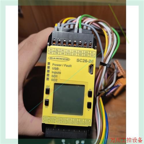 议价直拍不发:原装美国邦纳BENNER  SC26-2DE 安全控制器