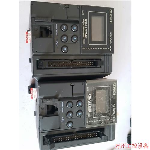 议价直拍不发:基恩士kv-3000可编程控制器,成色还可以,功能包好